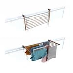 Foxydry Duo, w&auml;schest&auml;nder f&uuml;r gel&auml;nder und Balkon, klappbar, 102 cm
