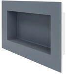PROTEKTOR Wandnische 20 x 40cm Anthrazit/Wei&szlig; Polystrol
