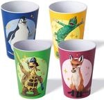 AWAVE Die Schule der Magischen Tiere Kinder Trinkbecher Set 4-teilig 250 ml rPET,