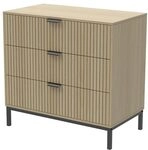 Vicco Kommode Lennox, Eiche, 72 x 69 cm