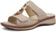 ARA Pantolette Hawaii Beach,Whisky,Silber,Platin Gr. 35