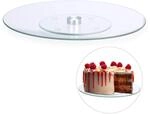 10 x Tortenplatte, 360&ordm; drehbar, &empty; 30 cm, zum Servieren & Dekorieren, Kuchen,