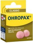 OHROPAX Classic 4er Set - Wachs Ohrst&ouml;psel als L&auml;rmschutz & Geh&ouml;rschutz