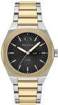 Armani Exchange Herren 42MM Zweifarbige Edelstahl Uhr, AX4298