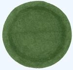 Homescapes Runde Badematte gr&uuml;n, Premium Badvorleger 80 cm, Badteppich...