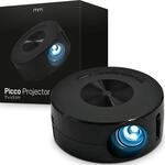 MikaMax Picco Projektor - Mobiler Heimkino-Beamer - Powerbank-kompatibel - Kompakt &