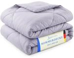 Bestlivings Sommerdecke 135x200cm Flieder &ndash; leicht, atmungsaktiv, Oeko-TEX