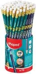 Maped - Graphite HB Dragon &ndash; Bleistifte mit Radiergummi &ndash; ergonomische dreieckige