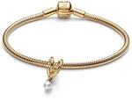 PANDORA Starter-Set Damenarmband Goldfarben Gewickeltes Herz 21118 | edles
