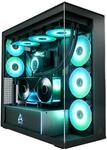 ARCTIC Xtender VG Black (Clear Glass), vertikale GPU-Halterung - PC-Geh&auml;use