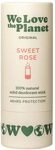 We Love the Planet Deo Stick Papertube, Sweet Rose, 40g