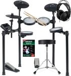 XDrum DD-460C E-Drum Kit Home Set, Elektronisches Schlagzeug mit Mesh Heads