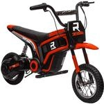 HOMCOM Elektro Motorrad Kinder 24V mit 350W Motor f&uuml;r 8-12 Jahre Rot