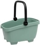New Looxs Clipper Racktime 2. 0 Fahrradkorb, Green, 49 x 37 x 29 cm