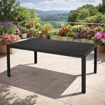 Mojawo XL Aluminium Gartentisch anthrazit/schwarz Esstisch Gartenm&ouml;bel Tisch...