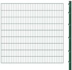 Einstabmattenzaun inkl. Pfosten zum Einbetonieren (H&ouml;he: 180 cm, L&auml;nge: 44 m) 