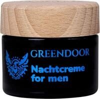 GREENDOOR Nachtcreme f&uuml;r M&auml;nner 50ml vegan mit Bio Hanfsamen&ouml;l & Ginseng,...