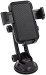 WEDO KFZ Smartphone-Halter Fix It Car mit Saugnapf und Klemme, Farbe Schwarz, f&uuml;r