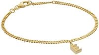 trendor M&auml;dchen-Armband mit Buchstabe E 925 Silber Vergoldet 21602-E