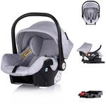 Chipolino Set Babyschale Isofix-Basisstation Aura i-Size (40-85cm) verstellbar...
