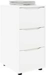 vidaXL Aufbewahrungsschrank 40 x 48 x 81 cm Holzwerkstoff Wei&szlig;