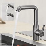 Mai & Mai Wasserhahn K&uuml;che ausziehbar, K&uuml;chenarmatur Grau
