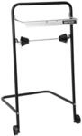 Katrin Metall-Papiertuchhalter, Bodenst&auml;ndig, Rollen bis 40 cm, Schwarz, mit