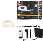 Paulmann Solar LED Strip 5m warmwei&szlig; Fernbedienu. 1xAkku 18650 1500 mAh schwarz