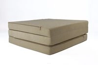 FORTISLINE Klappmatratze 180x65x7 cm - 3-teilige Faltmatratze H2,...