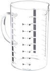 K&uuml;chenprofi 912003510 Messbecher-912003510 Messbecher, Aluminium, Klar