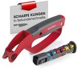 EASYmaxx Messersch&auml;rfer und 6 Sch&auml;rfeins&auml;tze | Werkzeugsch&auml;rfer zum Sch&auml;rfen 