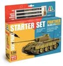 Italeri 75003 1:56 Sd.Kfz.171 Panther AUSF.A, Modellbau, Starter Set