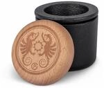 Petromax Handm&ouml;rser aus Gusseisen - Gew&uuml;rzm&uuml;hle mit Deckel f&uuml;r Kr&auml;uter