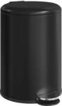 HOMCOM M&uuml;lleimer 20L Treteimer Abfalleimer Schwarz 36 x 30 x 44 cm