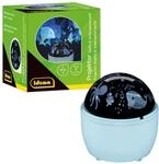 Idena 50144 - LED Projektor Delfin und Unterwasserwelt, leuchtet in den Farben Wei&szlig;