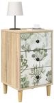 vidaXL Nachttisch Gotha Sonoma-Eiche 36 x 33 x 60 cm Holzwerkstoff