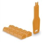 LINDY 47897 RJ45 Port Schloss, 10 St&uuml;ck mit Schl&uuml;ssel, Orange