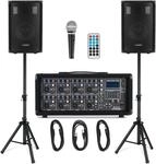 McGrey BP-215 Bandpack PA-Anlage 150 Watt, 8-Kanal Powermixer, Gewicht: 7