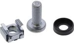 InLine 01950C K&auml;figmutternset M6, je 100x K&auml;figmuttern, Unterlegscheiben,...