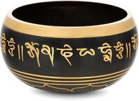 XDrum Chhavi Klangschale 13, 5 cm, Mit handgemalten Ornamenten verziert