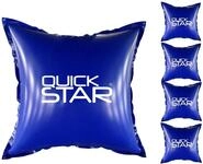 QUICK STAR 5 St&uuml;ck Poolkissen Eckig 120x120 cm Blau | 4 Seile &...