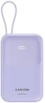 CANYON OnPower 101 Powerbank 10000mAh mit eingebautem USB-C-Kabel, PD 22,5W &...