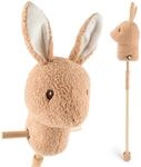 Bieco Steckenpferd Kinder Hase Fine | Hobby Horse Pferde | Steckenpferd Rollen 