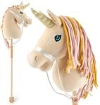 Bieco Steckenpferd Kinder Einhorn Aurora | Hobby Horse Pferde | Steckenpferd...