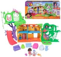 Dora Regenwald Casita Spielset - mit 2 Figuren, 8 Accessoires, 2 Songs und