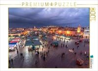 CALVENDO Puzzle Djemaa EL Fna in Marrakesch | 1000 Teile Lege-Gr&ouml;&szlig;e 64 x 48 cm