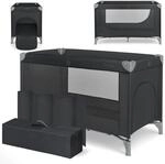 KikkaBoo Reisebett Baby SO Gifted 2026, Kinderreisebett 120x60 cm, bis 15 kg, Faltbar