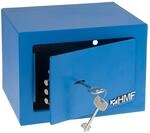 HMF 49216-05 Safe Tresor klein mit Schl&uuml;ssel, M&ouml;beltresor | 23 x 17 x 17 cm |...