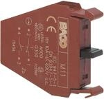 Baco LM11 Kontaktelement 1 &Ouml;ffner, 1 Schlie&szlig;er tastend 600 V 1 St.