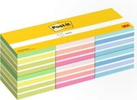 Post-it Notes W&uuml;rfel, 6 Bl&ouml;cke (2700 Blatt), 76 x 76 mm, Sortierte Farben